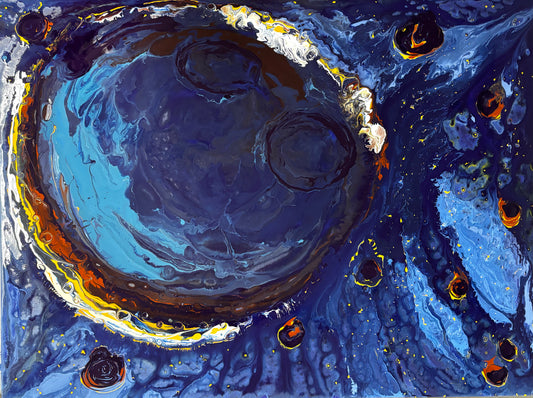 Blue Crater [print]