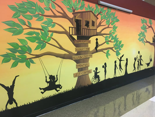 CARES Mural - Emmet D. Williams Elementary, Shoreview, MN