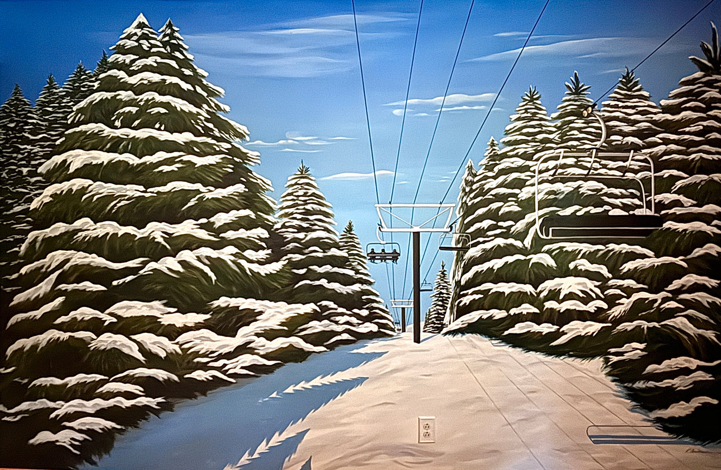 Ski Mountain Mural, 2025