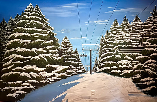 Ski Mountain Mural, 2025
