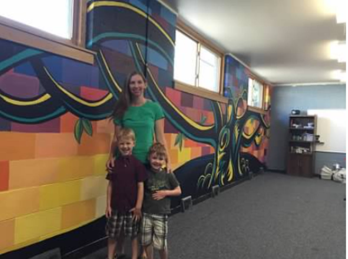 CUMC Youth Room Mural, Roseville, MN