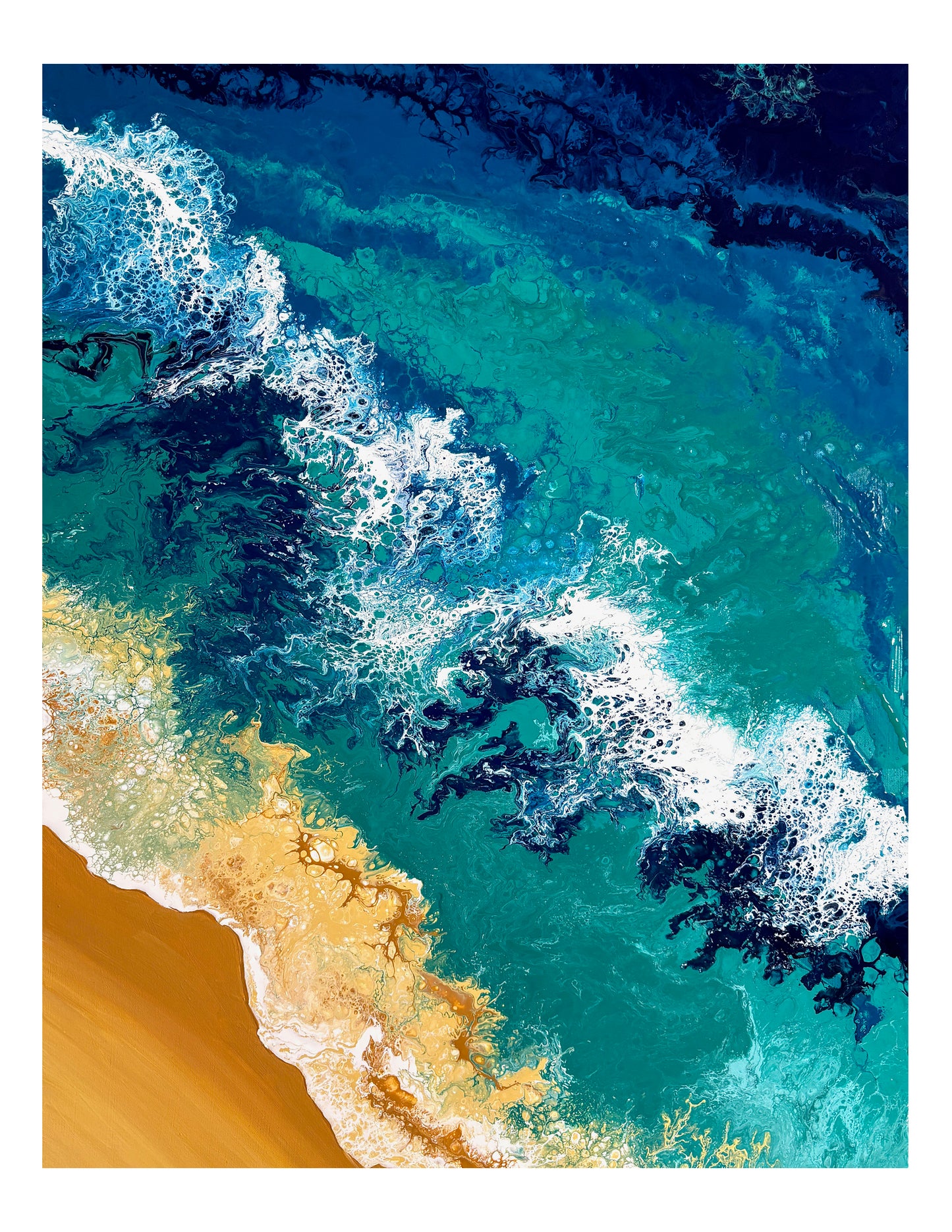 Fluid Acrylic Beach Workshop - Sun Mar 8th